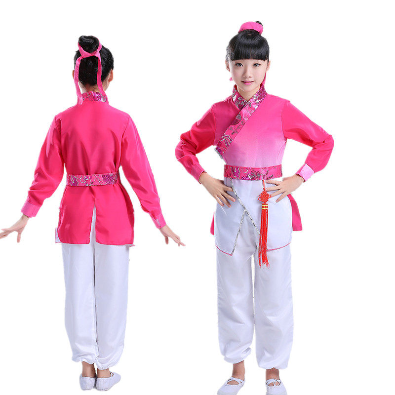 Children's National School Clothes Three Words of Children's Children's Rules Show Clothes Old Han-clothing Men and Women Chinese Wind Book Show