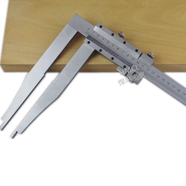 Shanghai extended claw vernier caliper 0-300 500 600 1000*125 150 200-500 long claw caliper