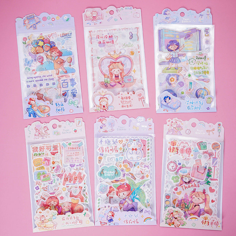 twelve Constellation Stickers Princess Handbill Stickers for a Decorative Little Pattern Teenage Girl Hearts account Cute Sticker