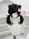 [Soft and Silky Black Forest]Japanese-Style Sweet Girl Wig with High-Layered Mullet Cut, Face-Framing Collarbone-Length Hair, Full Head Wig