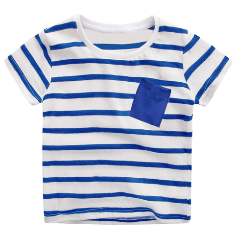 Quần áo trẻ em 17 năm mới chàng trai và cô gái vòng cổ t-shirt cậu bé T-Shirt nửa tay áo sơ mi trẻ em đáy quần áo triều thời trang bé trai