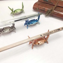 Japan ahnitol crab pen holder weightlifting crab bracket pen holder INS Net red rack glasses frame ornaments