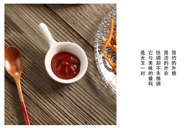 Chén sáu màu gốm gia vị bát đĩa nước sốt món ăn kiểu Nhật nhỏ Q phiên bản nhỏ bát lạnh món ăn sáng tạo bộ đồ ăn - Đồ ăn tối bộ bát đĩa đầy đủ