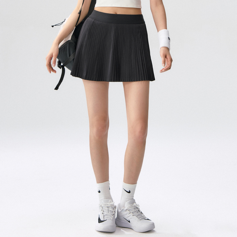 Sports Short Skirt for Women, High-Waisted, Breathable, Anti-Exposure, Tennis, Badminton, Outdoor Running, Pleated Skirt, Yoga Wear, Half-Length Skirt
