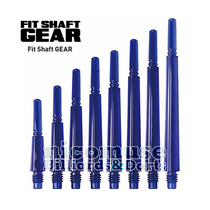 FIT SHAFAFT GEAR NORMAL DEEPBLUE Blue Resin Flying Dart Rod Screwing Transformation Self-Lock Type