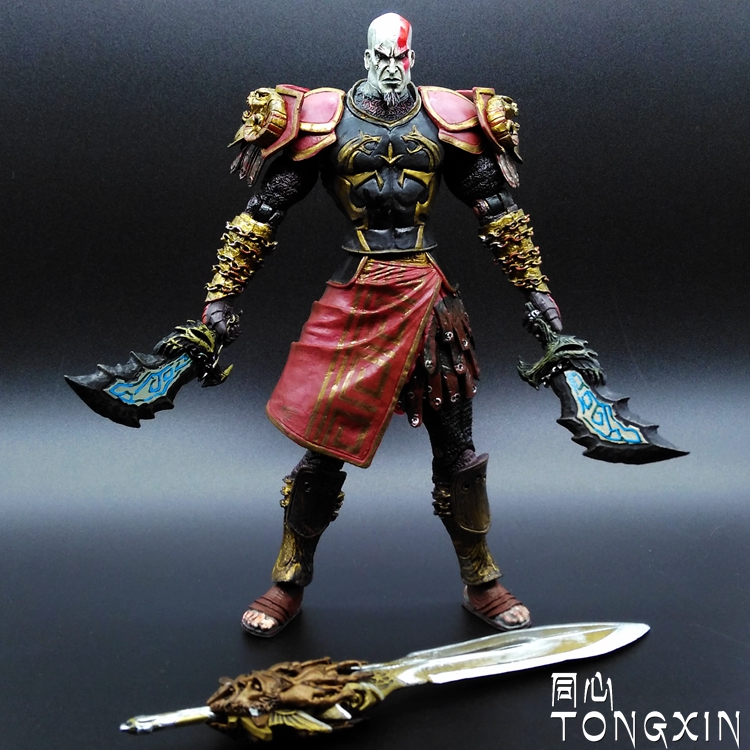 9inch God Of War 2 Kratos Kratos Blade Knife Action Doll Model Decoration Gift Neca Jacket Sport Jacket Cloakjacket Nylon Aliexpress
