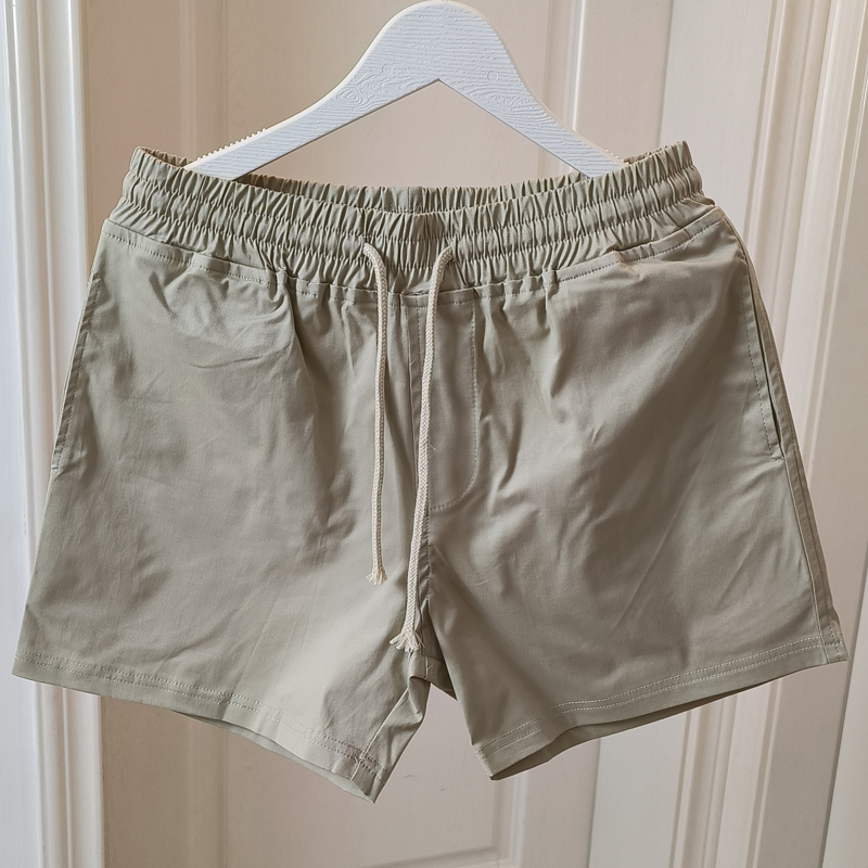 Trendy Men's Thin Cotton Shorts for Home Wear, Casual Oversized Loose Shorts for Sleeping and Outdoor Wear