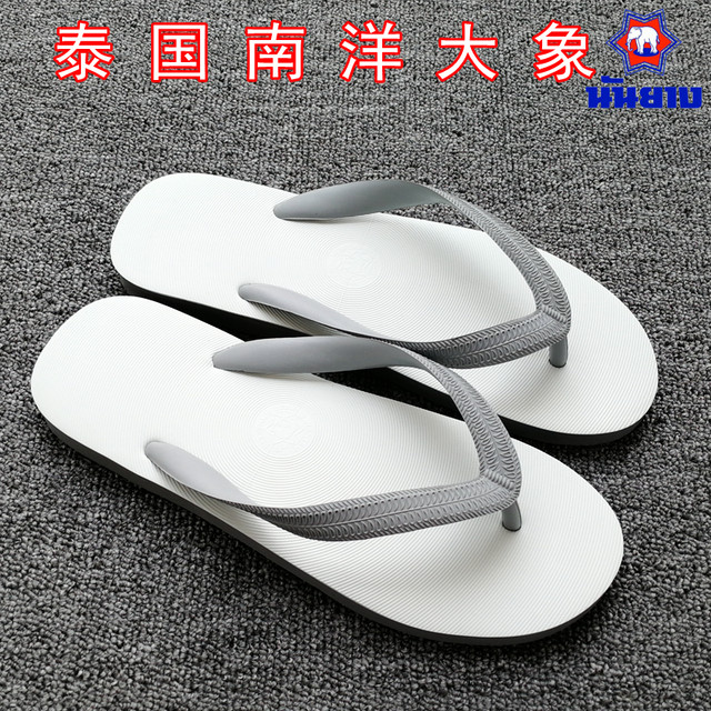 Rubber flip-flops imported from Thailand