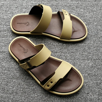 Kardas Thailand Imported Rubber Non-Slip Outsole Slippers for Men Waterproof and Wear-Resistant Outer Wear Beach Hard-Soled Sandals