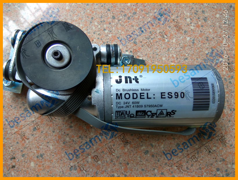 JNT automatic door old ES90 100 induction door motor crystal iron electric door 24V 60W translation door motor