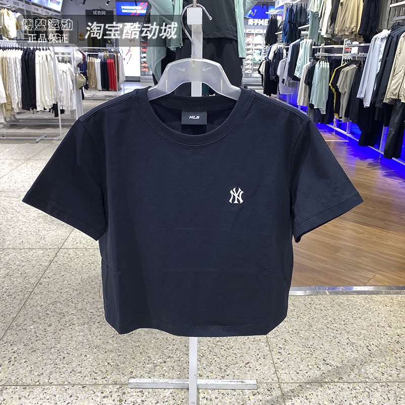 Mlb Short T-Shirt Women's 26 Summer New Style Ny Retro Sports Casual Breathable Round Neck Short Sleeve 3Ftsb1263