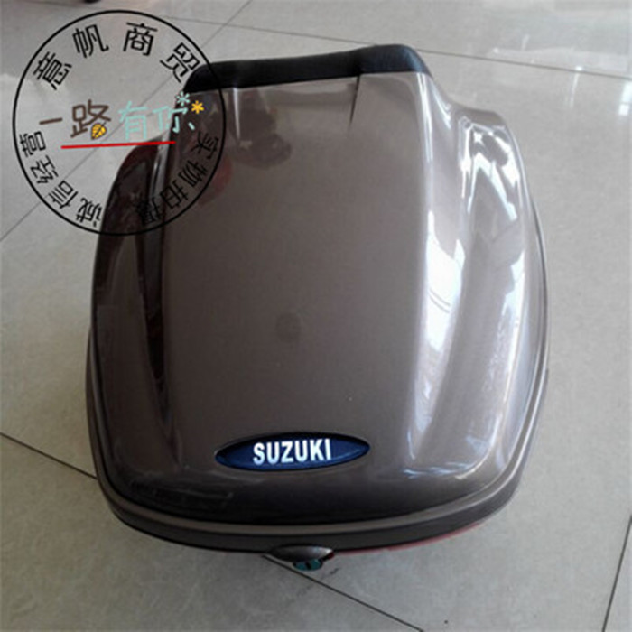 Chuông xe máy HJ Yamaha thùng xe thân cây sao Yun / Li / Rui Cai EN kim ​​cương da báo GS / thân gỗ - Xe gắn máy phía sau hộp thùng chứa đồ xe máy