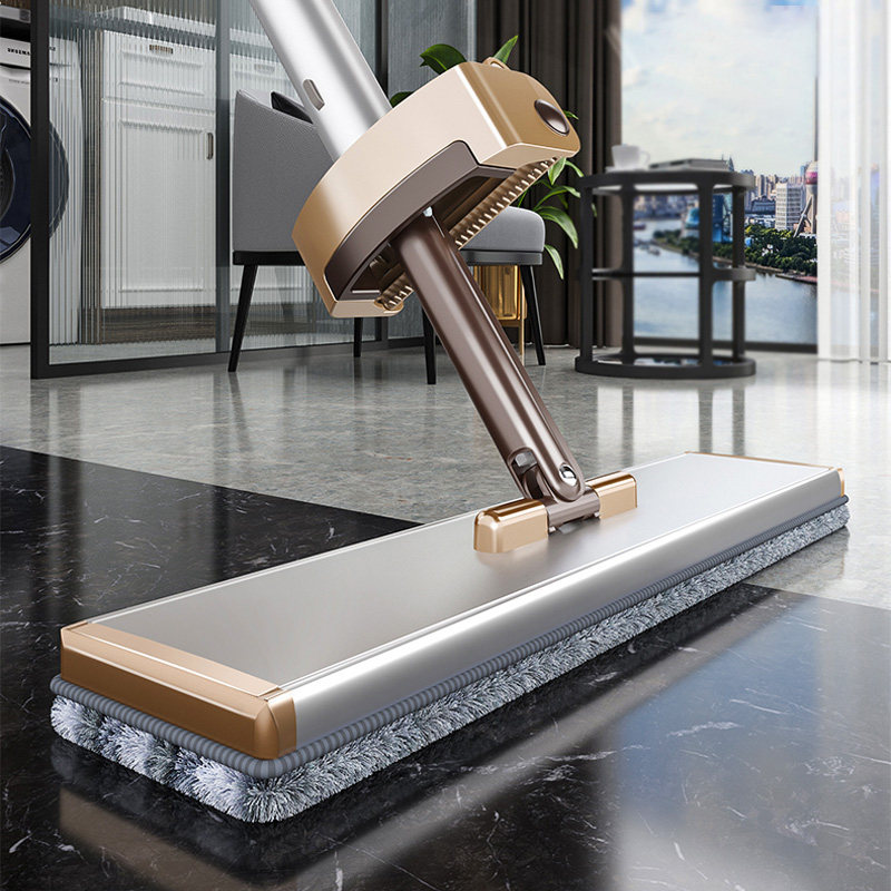 Mop 2022 new household one mop net automatic hand-free lazy flat mopping artifact wet and dry dual-use mop