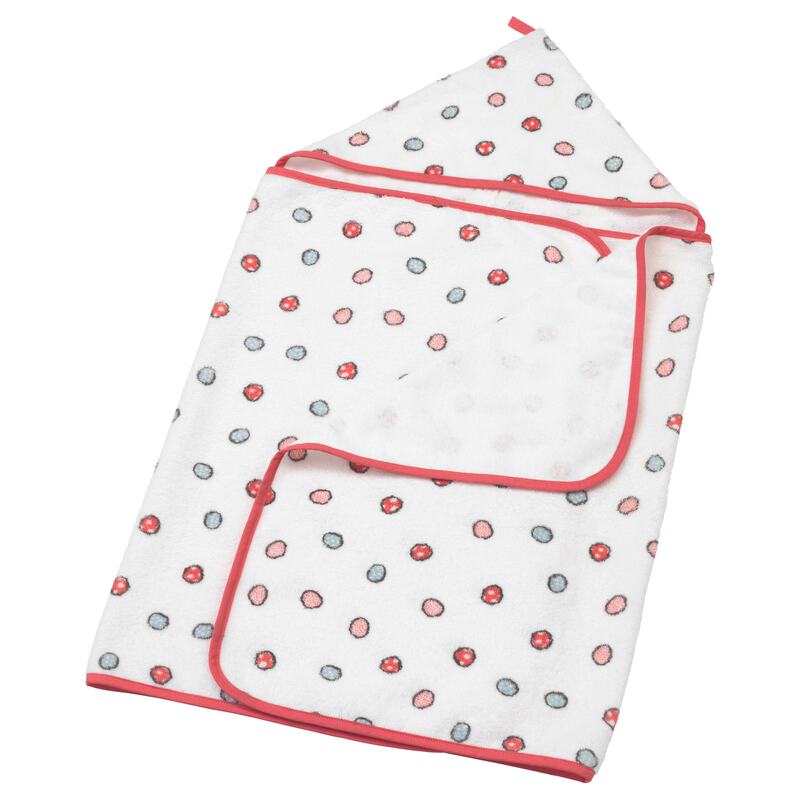 Ikea Pure Cotton Towel Material Newborn Baby Bath Towel Hooded Baby Poncho Blanket Buxige with Slight Imperfections