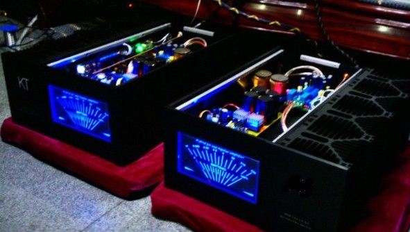 VU table two-piece big mac all-aluminum amplifier pure rear stage main case(400*200*510)