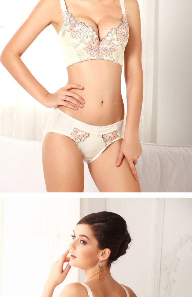 Sexy tối nhỏ ngực phẳng ngực dày đồ lót phụ nữ tinh dầu túi massage dầu điều chỉnh thu thập áo ngực áo lá cho bé gái