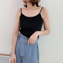 Mars Jiamin basic bottoming halter shirt 16mm silk stretch crepe de chine collar silk camisole