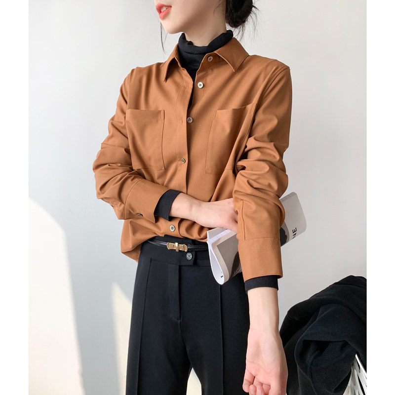 Mars Jiamin 2021 new worsted high-branch wool fabric casual wool shirt jacket 3 colors into