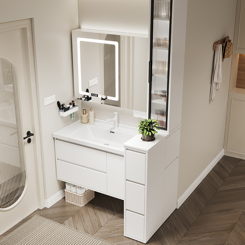 Honeycomb Aluminum Alloy Bathroom Side Cabinet Half-Wall Partition Combination Integrated Ceramic Basin Washbasin Bathroom Storage Cabinet Honeycomb Aluminum Alloy Bathroom Side Cabinet Half-Wall Partition Combination Integrated Ceramic Basin Washbasin Bathroom Storage Cabinet