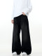 Verborgen American Retro Whiskered Black Jeans, Simple and Versatile, Loose Straight-Leg Wide-Leg Cleanfit