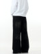 Verborgen American Retro Whiskered Black Jeans, Simple and Versatile, Loose Straight-Leg Wide-Leg Cleanfit