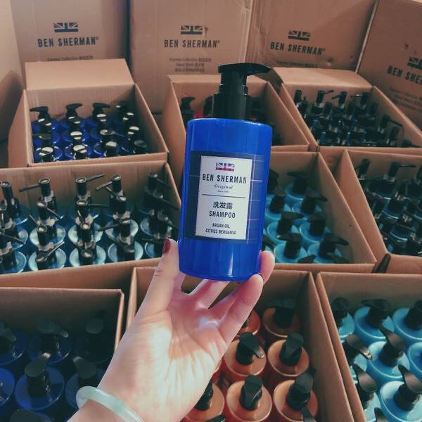 ben sherman shampoo five-star hotel Queen's spot order second delivery