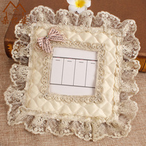 European style lace embroidery switch sticker quilted fabric switch cover dust cover decorative wall sticker socket protective cover
