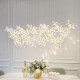 Crystal Chandelier Restaurant Lamp Flower Chandelier Light Luxury Italian Designer Dining Room Lamp High-end Art Bar Island Table Lamp