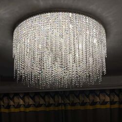 Imported Egyptian Crystal Ceiling Lamp, Light Luxury Villa Lobby, Art Bedroom, Round Hotel, Luxury Restaurant, Club Lamp