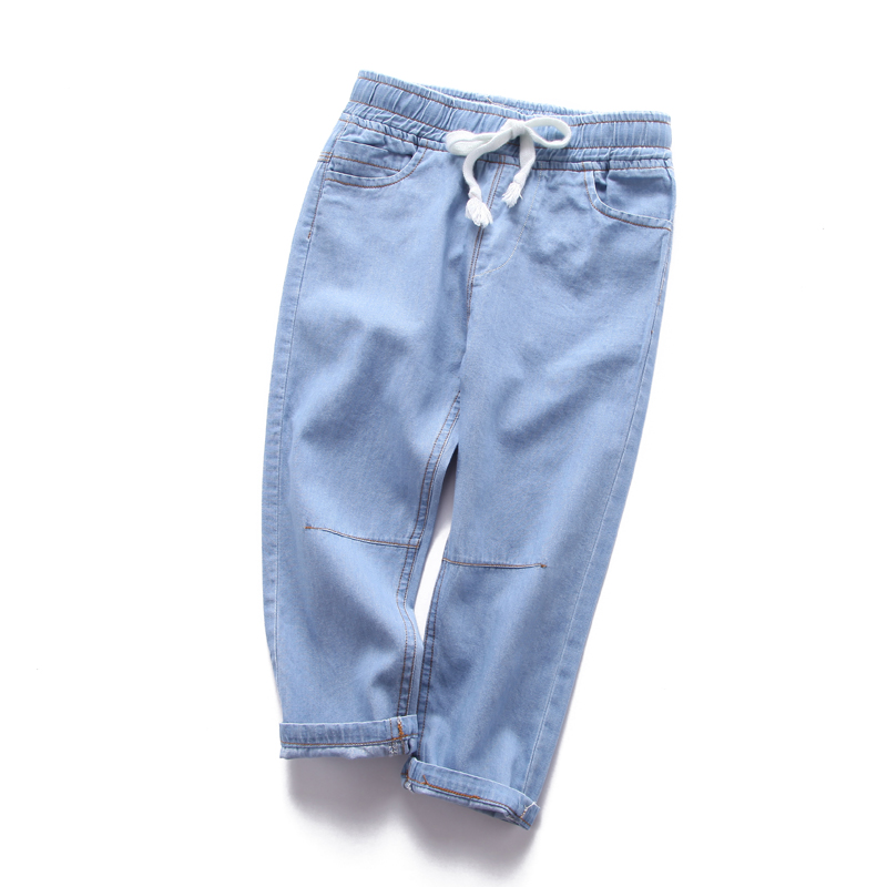 Trẻ em của Mặc Jeans Trẻ Em Jeans Bé Muỗi Quần Bé Trai Mùa Hè Quần Mỏng Trai Trai Quần