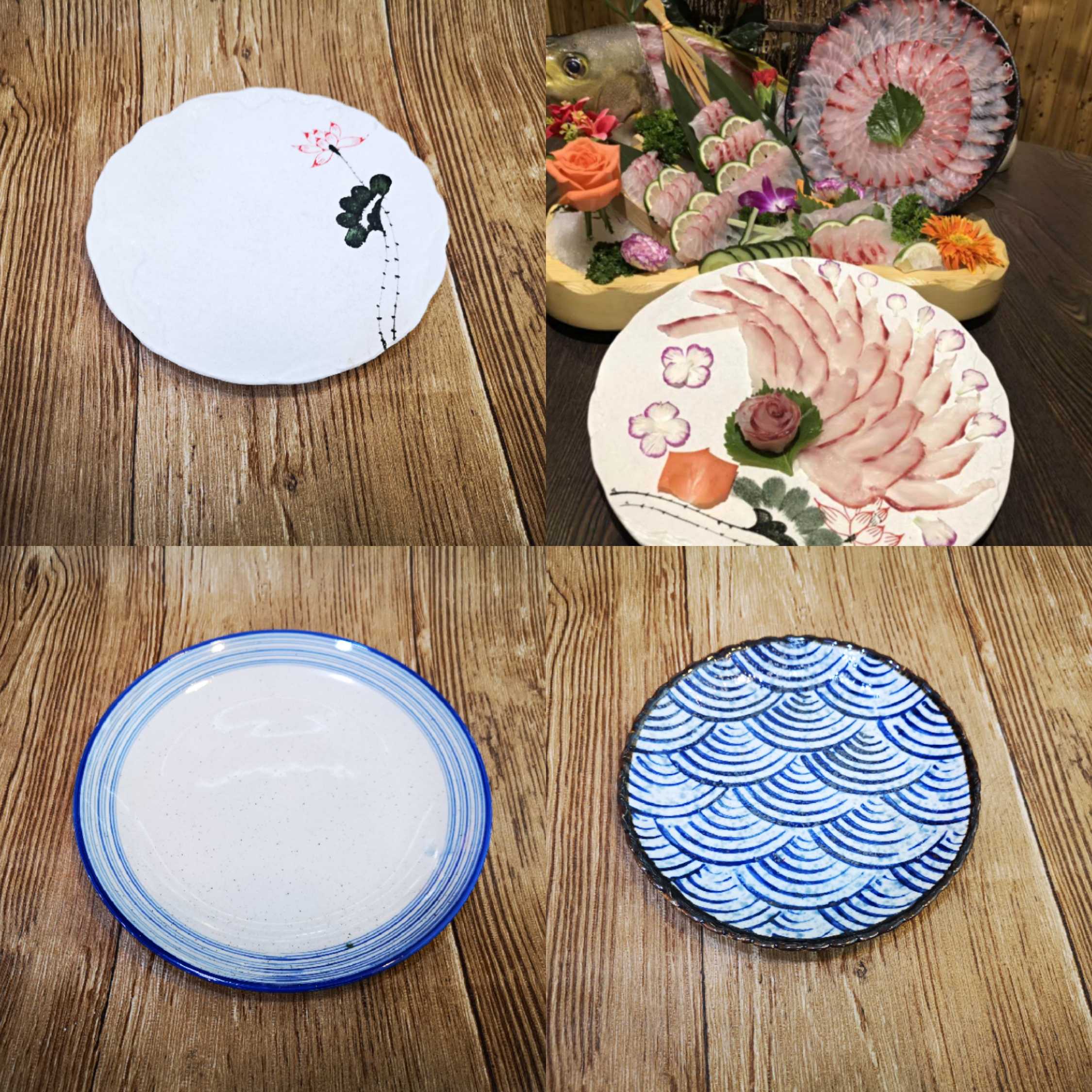 3 Japanese sushi stab decorated disc stinging disk cooking parts decorated dishes fry dishes