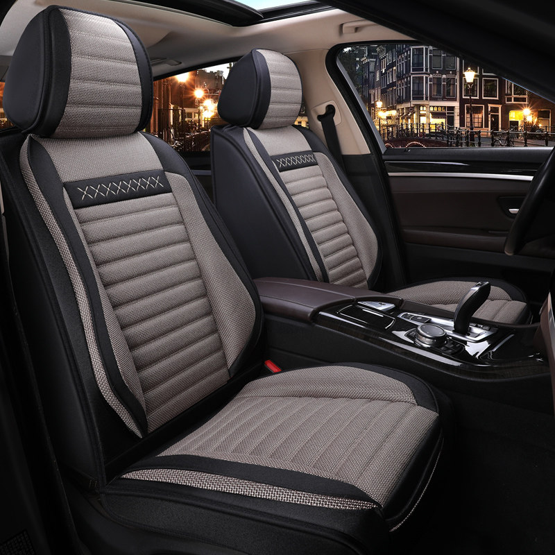 2020 1 2tToyotaCorolla Ralink Dual Engine Car Seat Cover Four Seasons All-Inclusive Special Linen Cushion 17