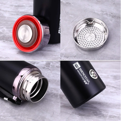 Портативный стакан из нержавеющей стали, вместительная и большая чайная чашка, измерительная кружка, чай, нержавеющая сталь AISI 304, 1500 мл