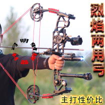 Flares Dual-use Steel Ball Bow Large Power High Precision Archery Equipment Non-Journey Villain Blend High Pound Number Composite Bow