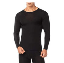 Autumn Winter New Pint Pure Wool Mens Round Lead Long Sleeve Melione Fluffy Roo Tattooine Close-bottom Sports Perspiration Warm