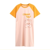 Летняя пижама для кормящих грудью, тонкая послеродовая хлопковая юбка, короткий рукав