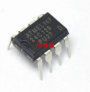 Brand new original AT24C128 straight plug in DIP8 EEPROM memory hot sell