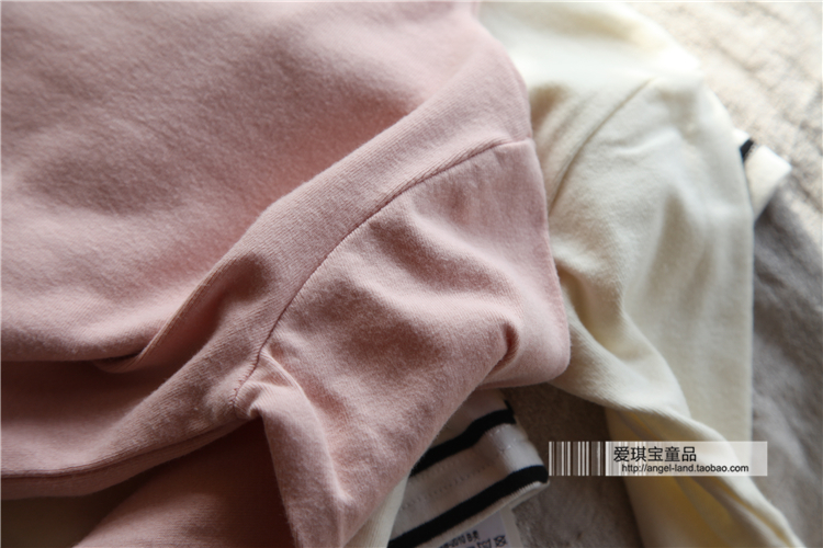 Bé trai và bé gái màu tinh khiết nửa cổ cao kéo khung cotton mùa thu trẻ em Áo thun lót đáy quần dài tay phiên bản Hàn Quốc áo thun em bé