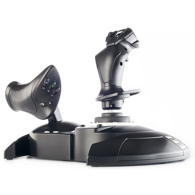 Joystick ການບິນຈຳລອງ Thrustmaster ແມ່ນເຂົ້າກັນໄດ້ກັບ XBOXONE ແລະ PC HotasOne controller throttle ແລະ throttle