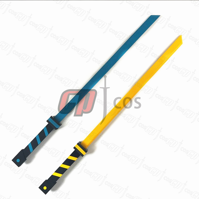 Smelting Cobbler Bumping World Security Sửa chữa dòng chảy nóng và lạnh Đôi dao vũ khí Cosplay Đạo cụ tại chỗ cosplay pokemon