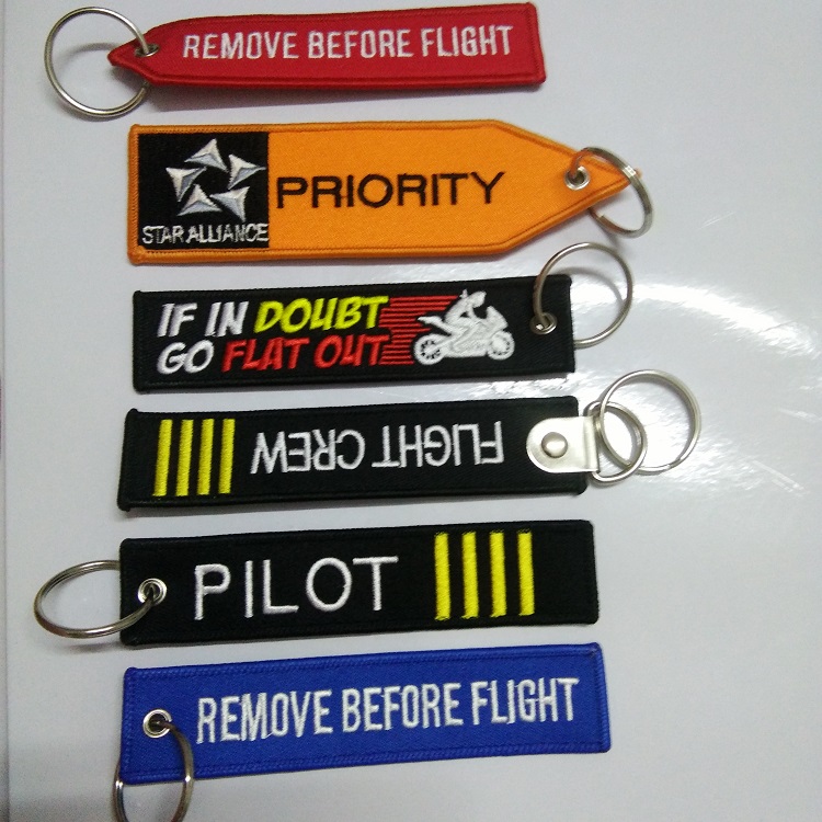 Foreign trade Taiwan's machine embroidery aviation key button to remove the remove BEFORE FLIGHT before flying