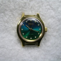 1990s out-of-print inventory brand new peacock green emerald green manual mechanical ladies watch antique watch