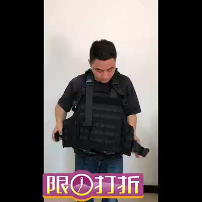 Quick-release body armor tactical backpack bulletproof school bag quick-wear vest ice-breaking action with the same equipment MOLLE portable