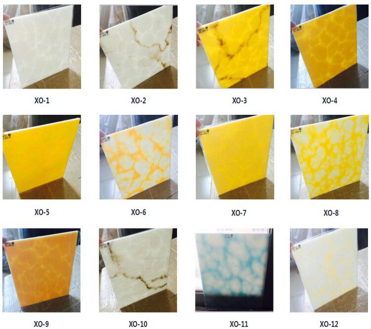 Translucent stone translucent plate light sheet decorative ceiling background wall processing square box lampshade cylindrical manufacturers direct sales