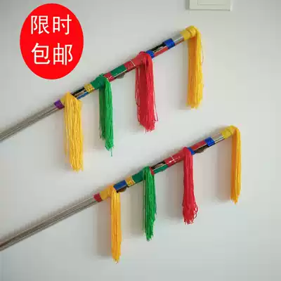 Stainless steel Lian Xiang stick money stick Lian Xiang flower stick money stick T-rex whip Copper money stick Lotus box dance competition props