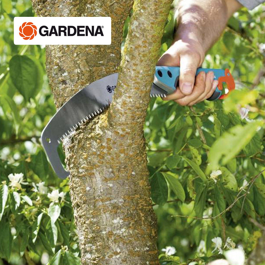 German Gardiner with GARDENA8739 gardening high branch sawn saw with hand saw handsaw handsaw