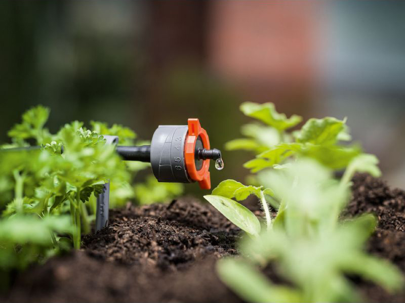 German Gardine Garden Drip Irrigation Head Flow Adjustable 1-8L H Pressure Balance Compensation Joint 8317