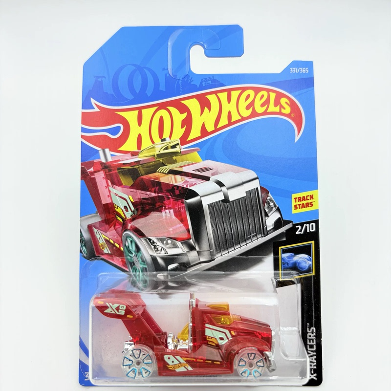 Hotwheels Truck Head Red Rig Storm Transparent Xray Hotwheels Truck Head Red Rig Storm Transparent Xray