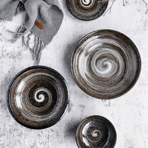 Pozo sees Japanese imports of the Ming world eating ceramic tableware soup bowl noodles bowl coarse pottery bowl plate