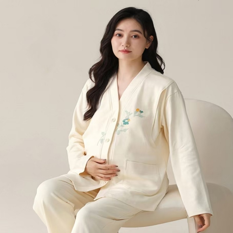 带胸垫睡衣女纯棉2024